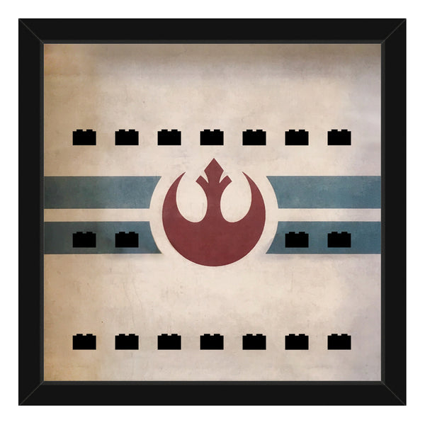 LEGO® Minifigure Frame: Star Wars™: Alliance M - black frame, black cubes (18 cubes)
