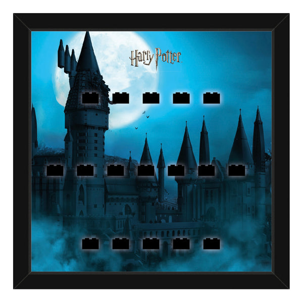 LEGO® Minifigure Frame: Harry Potter™ M - black frame, black cubes (17 cubes)