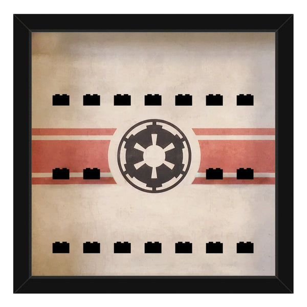 LEGO® Minifigure Frame: Star Wars™: Empire M - black frame, black bricks (18 bricks)